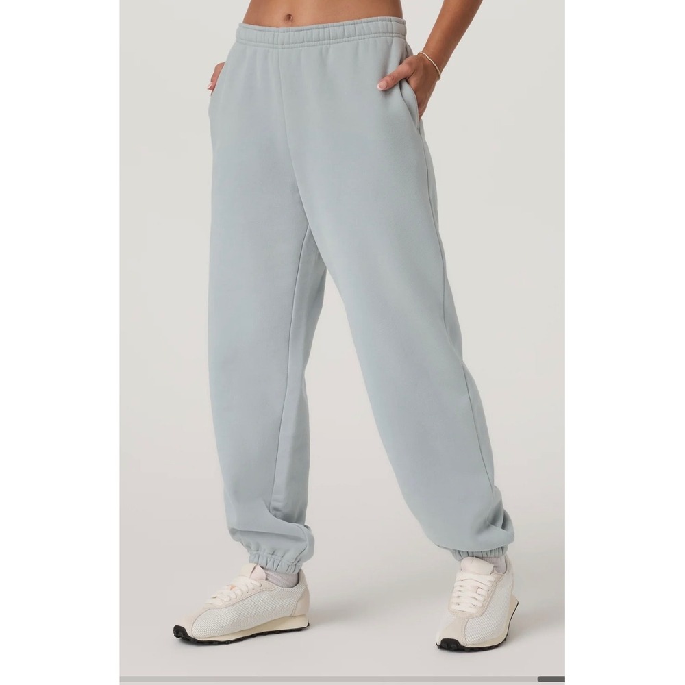 Vuori restore Mist Blue French Terry Sweatpants Women Small NEW